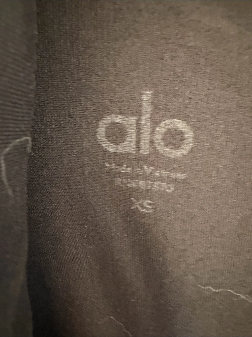 Alo Yoga Black Full Zip Moto Active Jacket Zip Sleeve Pocket XS⁠